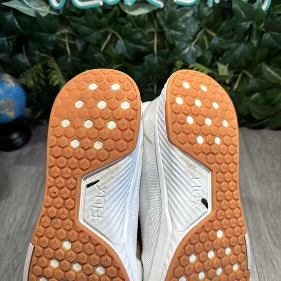 Flux Adapt Run White Gum Men 8.5 Women 10 Running Athletic Walking Knit Shoes main image 2